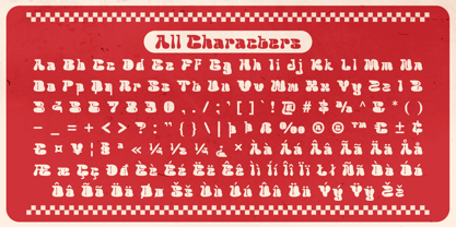 Acaphy Rough Font Poster 6