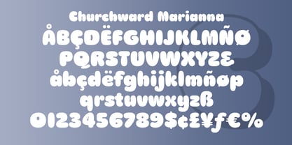 Churchward Marianna Font Poster 3