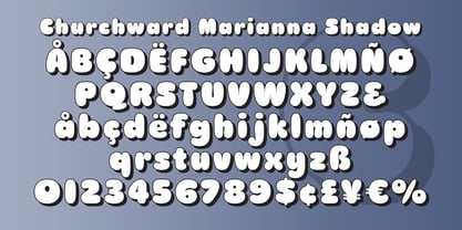 Churchward Marianna Font Poster 4