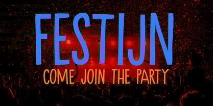 Festijn Font Poster 1