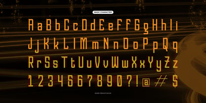 Wossh Power Font Poster 10