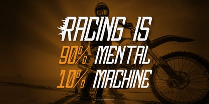 Wossh Power Font Poster 6