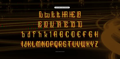 Wossh Power Font Poster 12