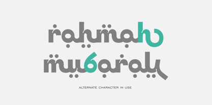Subhan Font Poster 4