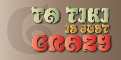 Churchward Ta Tiki Font Poster 2