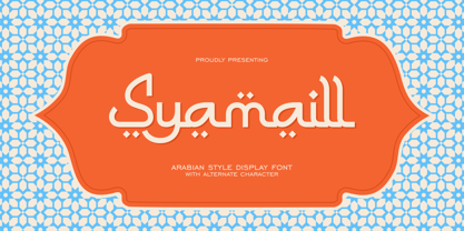 Syamaill Font Poster 1
