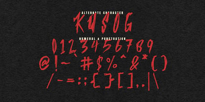 MC Reven Andels Font Poster 7