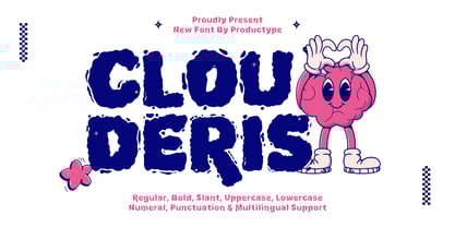 Clouderis Font Poster 1
