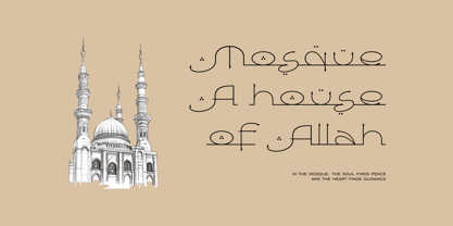 Rahmah Sabililah Font Poster 2