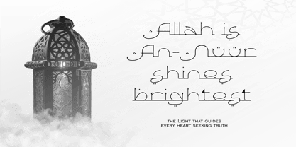 Rahmah Sabililah Font Poster 4