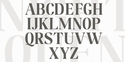 Night Queen. Font Poster 6