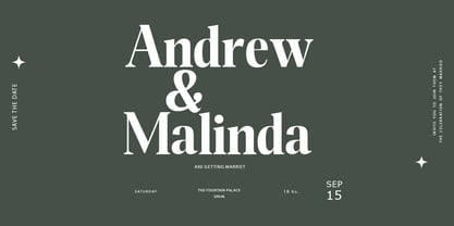 Night Queen. Font Poster 3