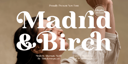 Madrid & Birch Font Poster 1