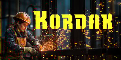 Kordak Font Poster 1