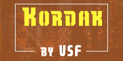 Kordak Font Poster 5
