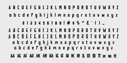 Moonughan Font Poster 10