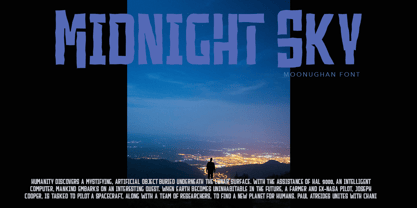 Moonughan Font Poster 3