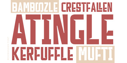 Moonughan Font Poster 4