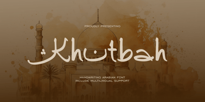Khutbah Font Poster 1