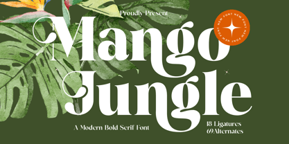Mango Jungle Font Poster 1