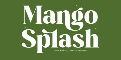 Mango Jungle Font Poster 4