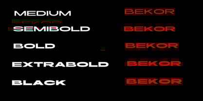 Bekor Font Poster 4