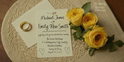 Raspberry Bonanza Font Poster 5