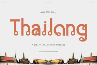 Thailong Font Poster 1