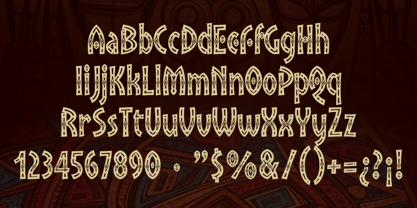 Kalimba Font Poster 2