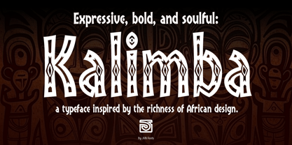 Kalimba Font Poster 1