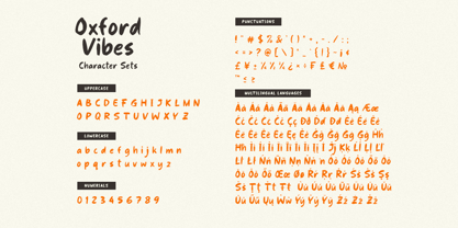 Oxford Vibes Font Poster 12