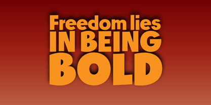 Churchward Freedom Font Poster 1