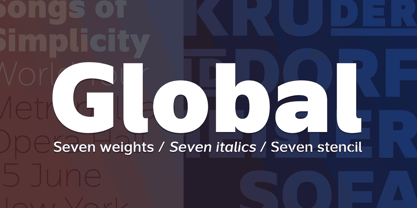 Global Font Poster 1