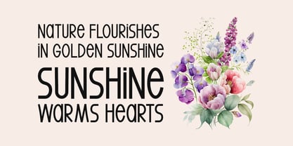 Spring Echoes Font Poster 2