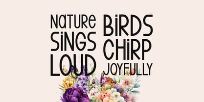 Spring Echoes Font Poster 6