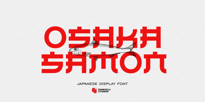 Osaka Samon Font Poster 1
