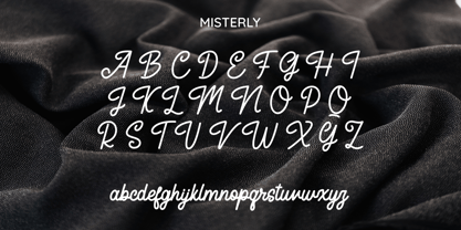 Misterly Font Poster 4