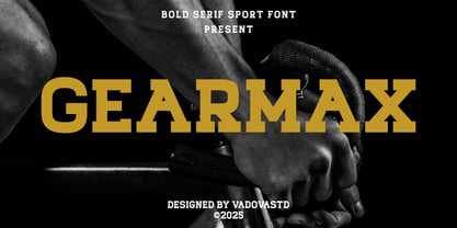 Gearmax Font Poster 1