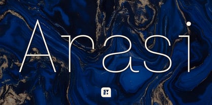 Arasi Font Poster 1