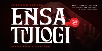 Ensatulogi Font Poster 1