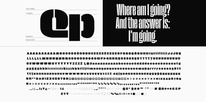 Macrosoma Grotesque Stencil Font Poster 7