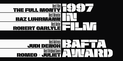 Macrosoma Grotesque Stencil Font Poster 9