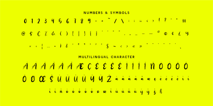 CF Caldrico Bold Font Poster 6