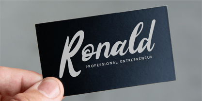 CF Caldrico Bold Font Poster 7