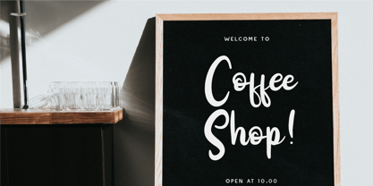 CF Caldrico Bold Font Poster 9