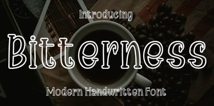 Bitterness Font Poster 1