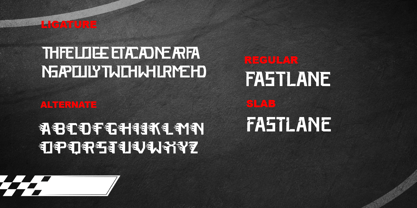 Fastlane Font Poster 7