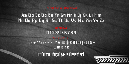 Fastlane Font Poster 8