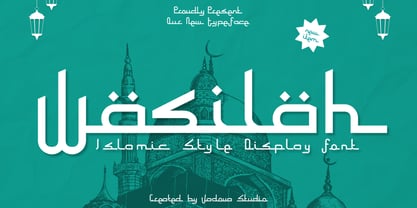 Wasilah Font Poster 1