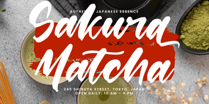 Shinobi Morning Font Poster 13